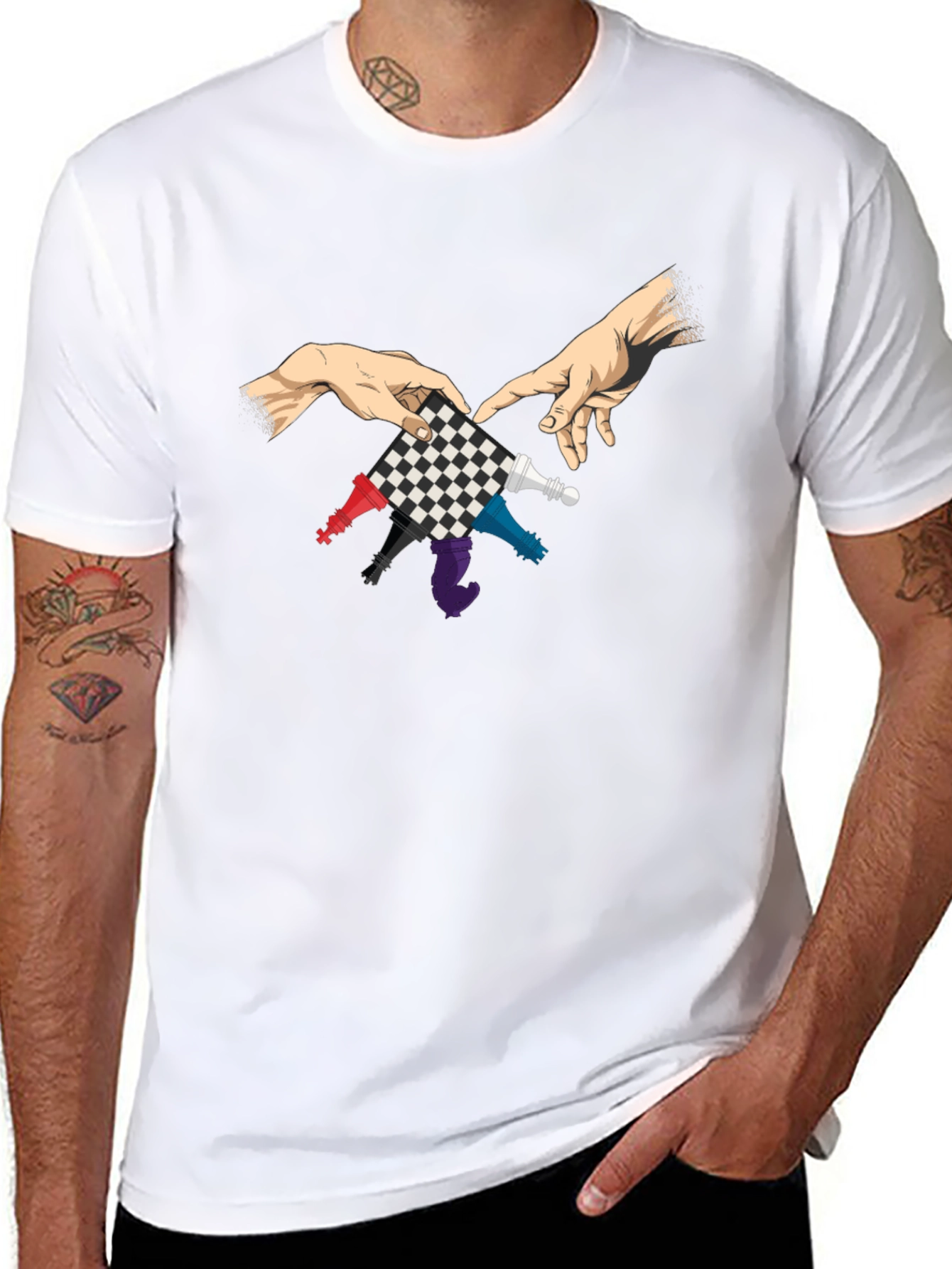 Chess Creation T-Shirt - Artistic Graphic Tee