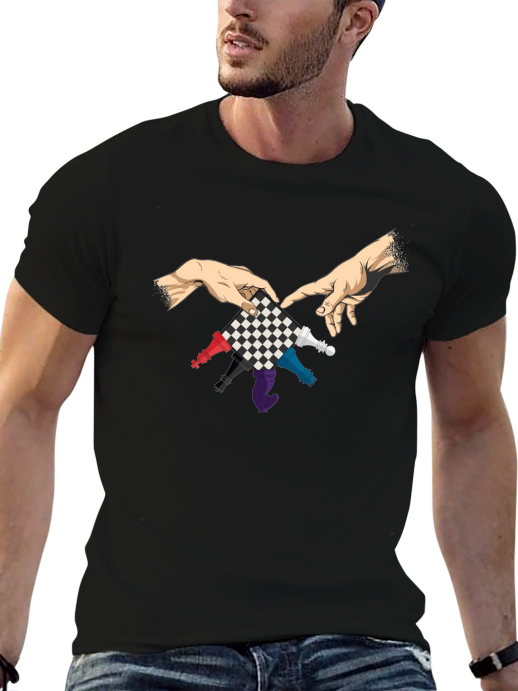 Chess Creation T-Shirt - Artistic Graphic Tee