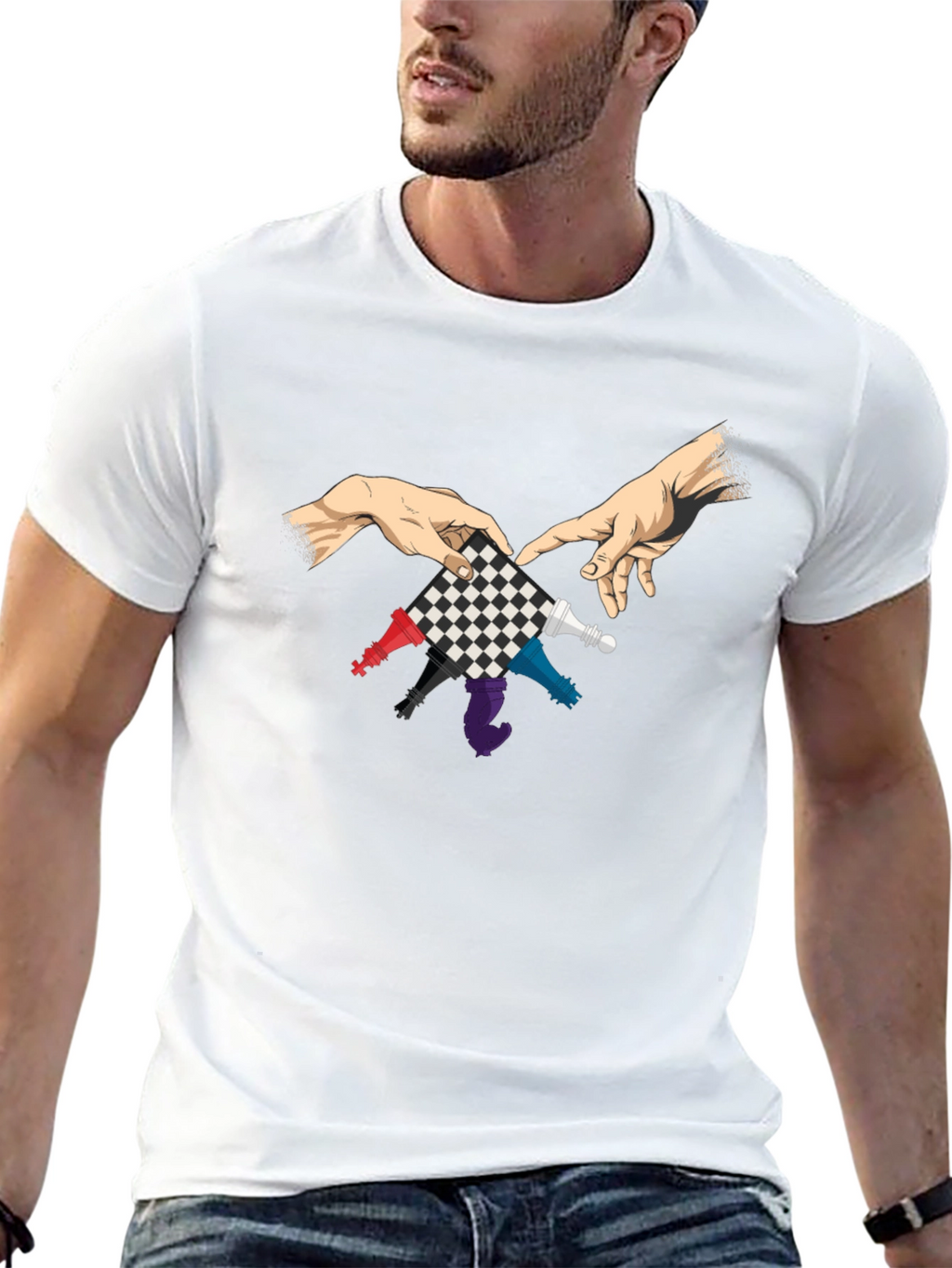 Chess Creation T-Shirt - Artistic Graphic Tee
