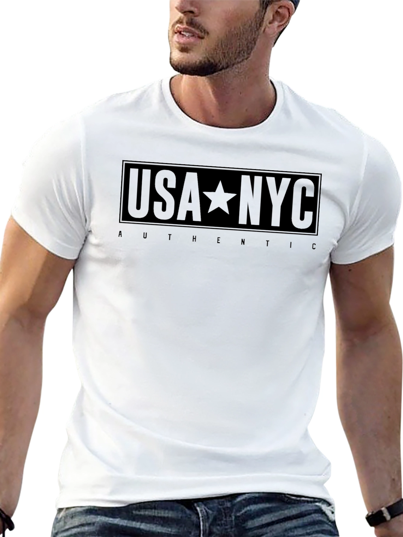 USA NYC Authentic Graphic Tee