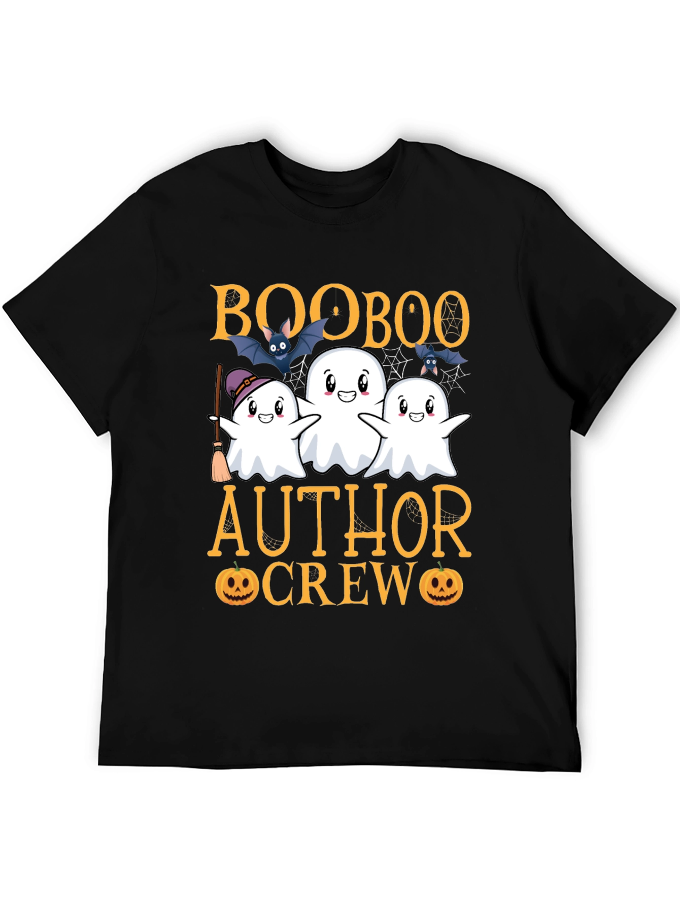 Boo Boo Author Crew Halloween Ghost T-Shirt