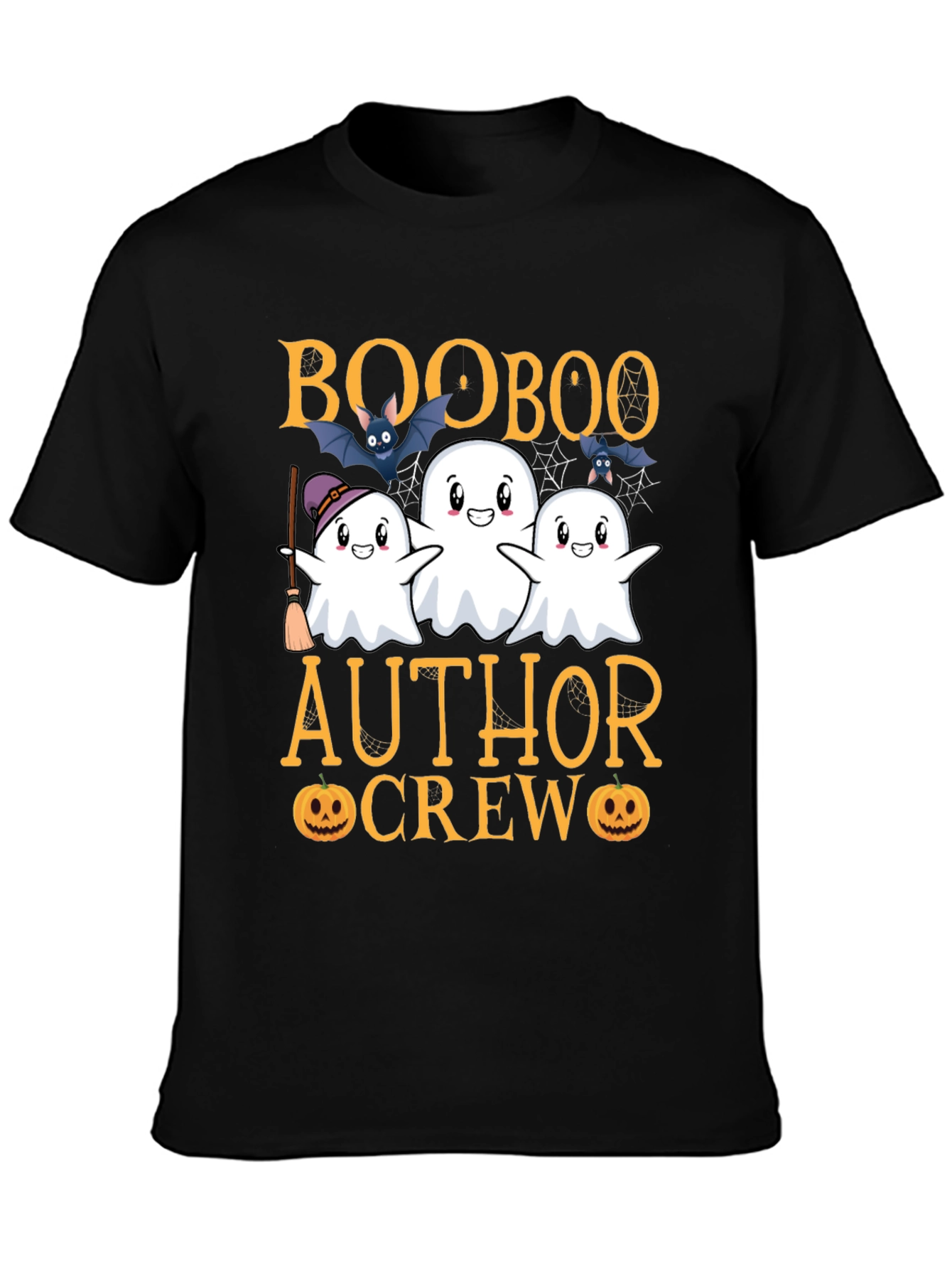 Boo Boo Author Crew Halloween Ghost T-Shirt