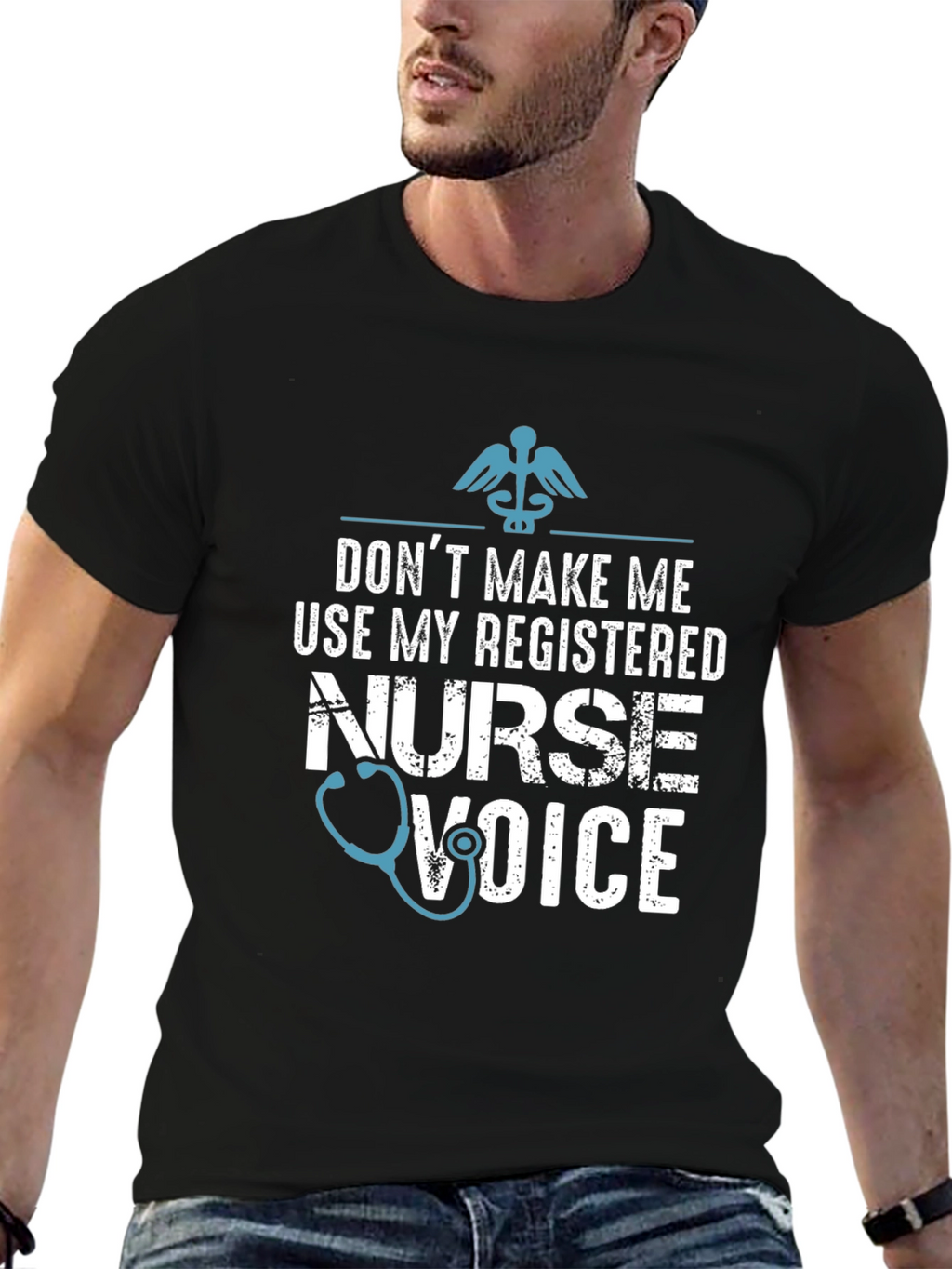 Registered Nurse Voice Graphic Tee - Funny RN T-Shirt