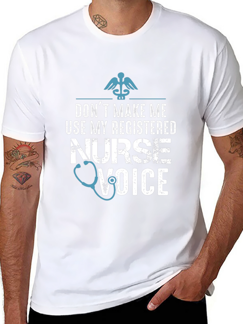 Registered Nurse Voice Graphic Tee - Funny RN T-Shirt