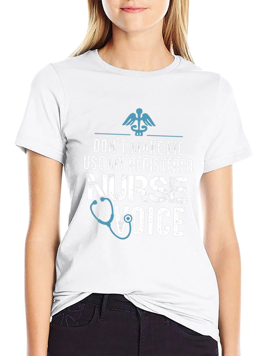 Registered Nurse Voice Graphic Tee - Funny RN T-Shirt