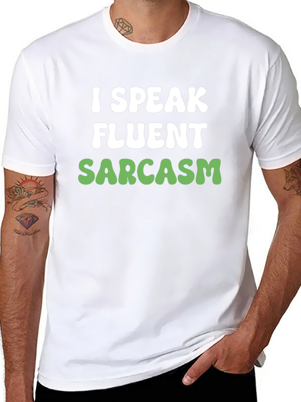 Funny Sarcasm T-Shirt - I Speak Fluent Sarcasm