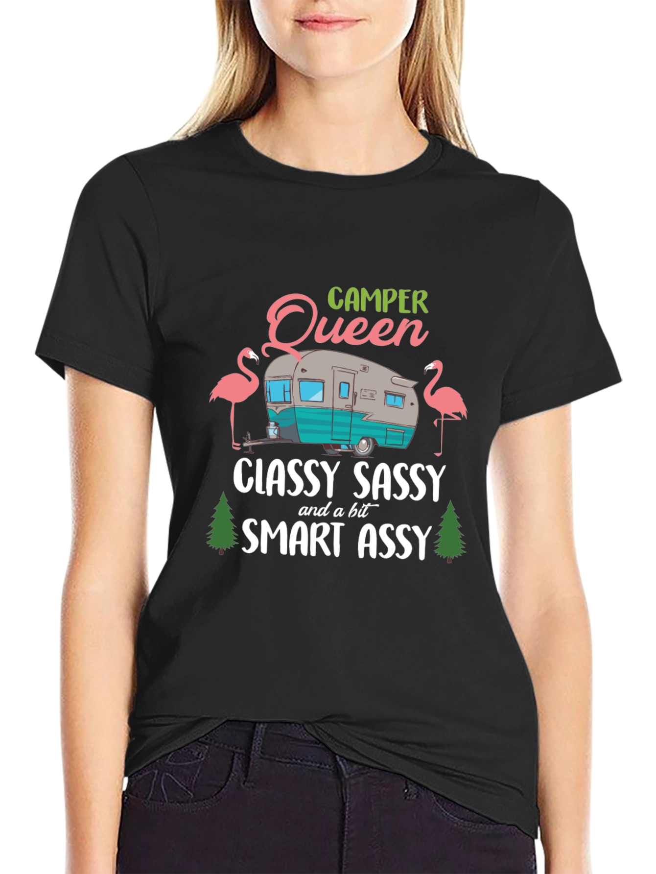 Camper Queen Tee - Classy Sassy & Smart Assy