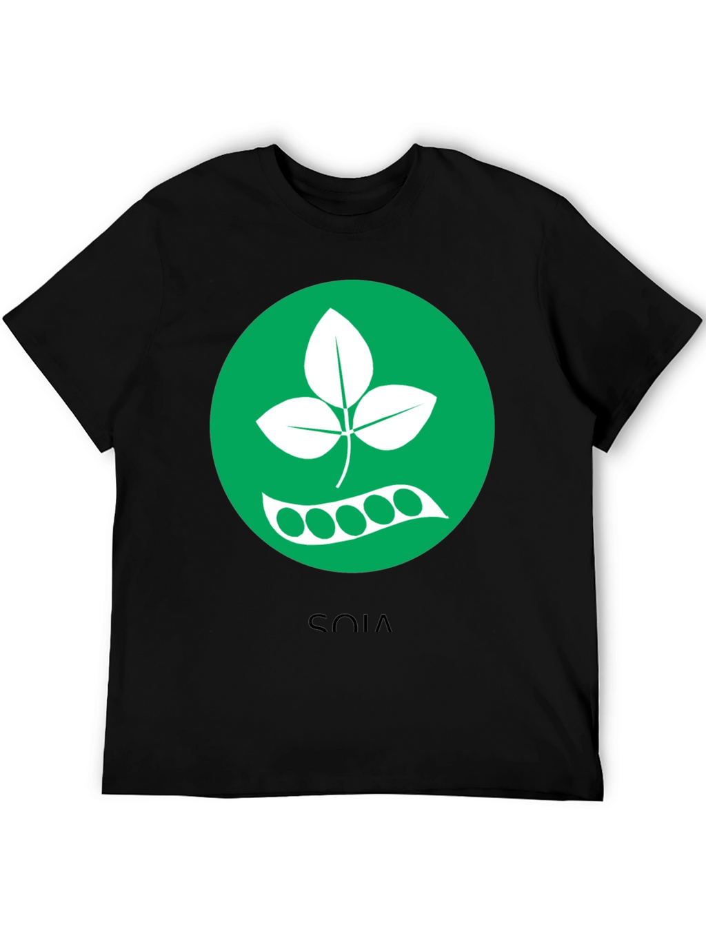 Soya T-Shirt: Green Circle Design