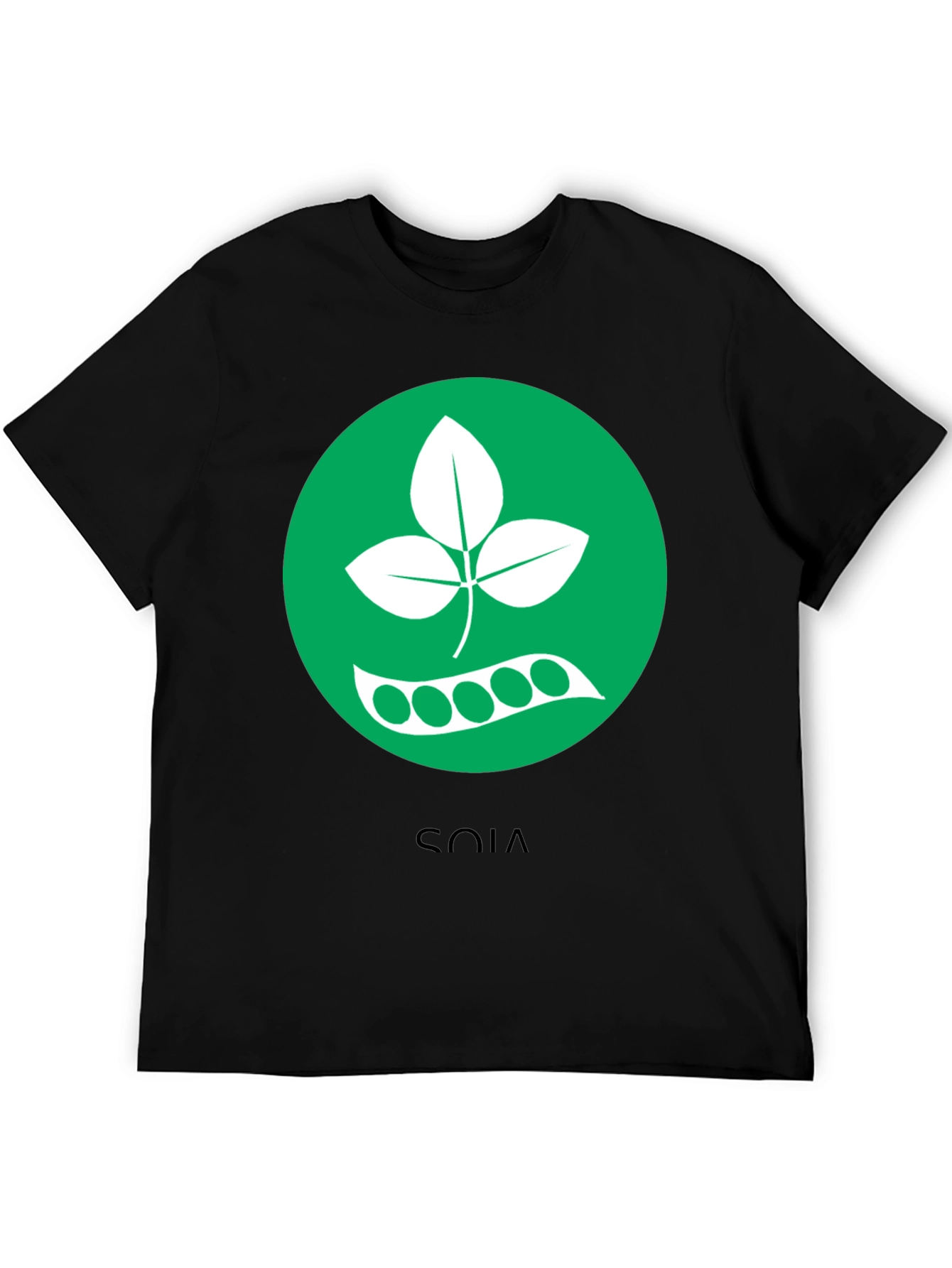Soya T-Shirt: Green Circle Design