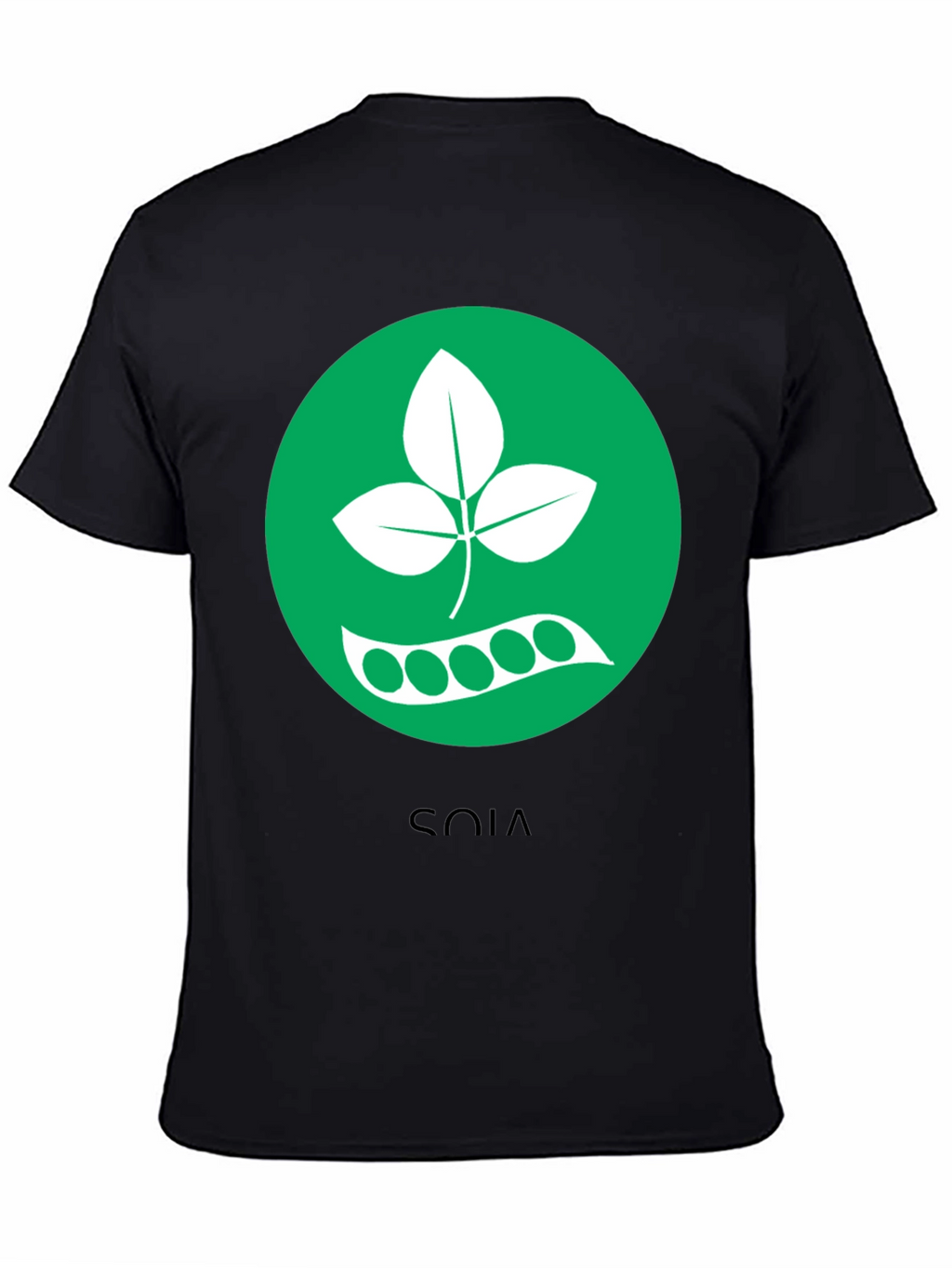 Soya T-Shirt: Green Circle Design