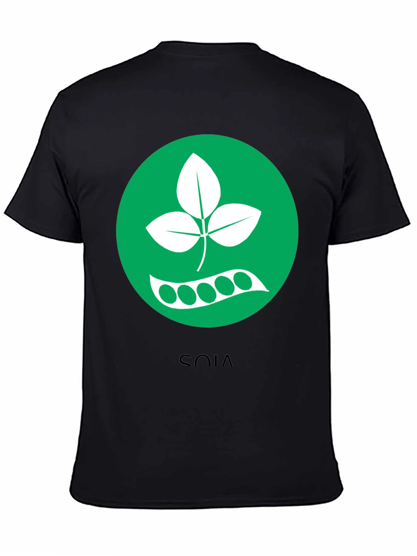 Soya T-Shirt: Green Circle Design