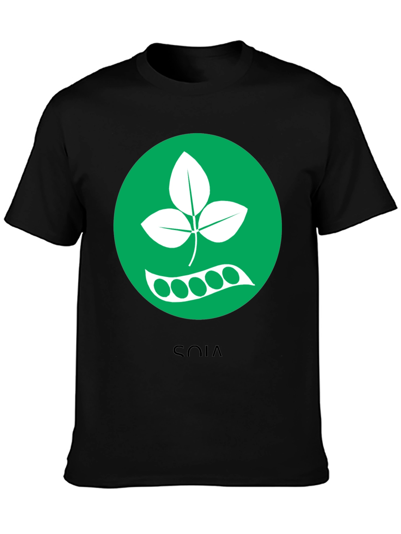 Soya T-Shirt: Green Circle Design
