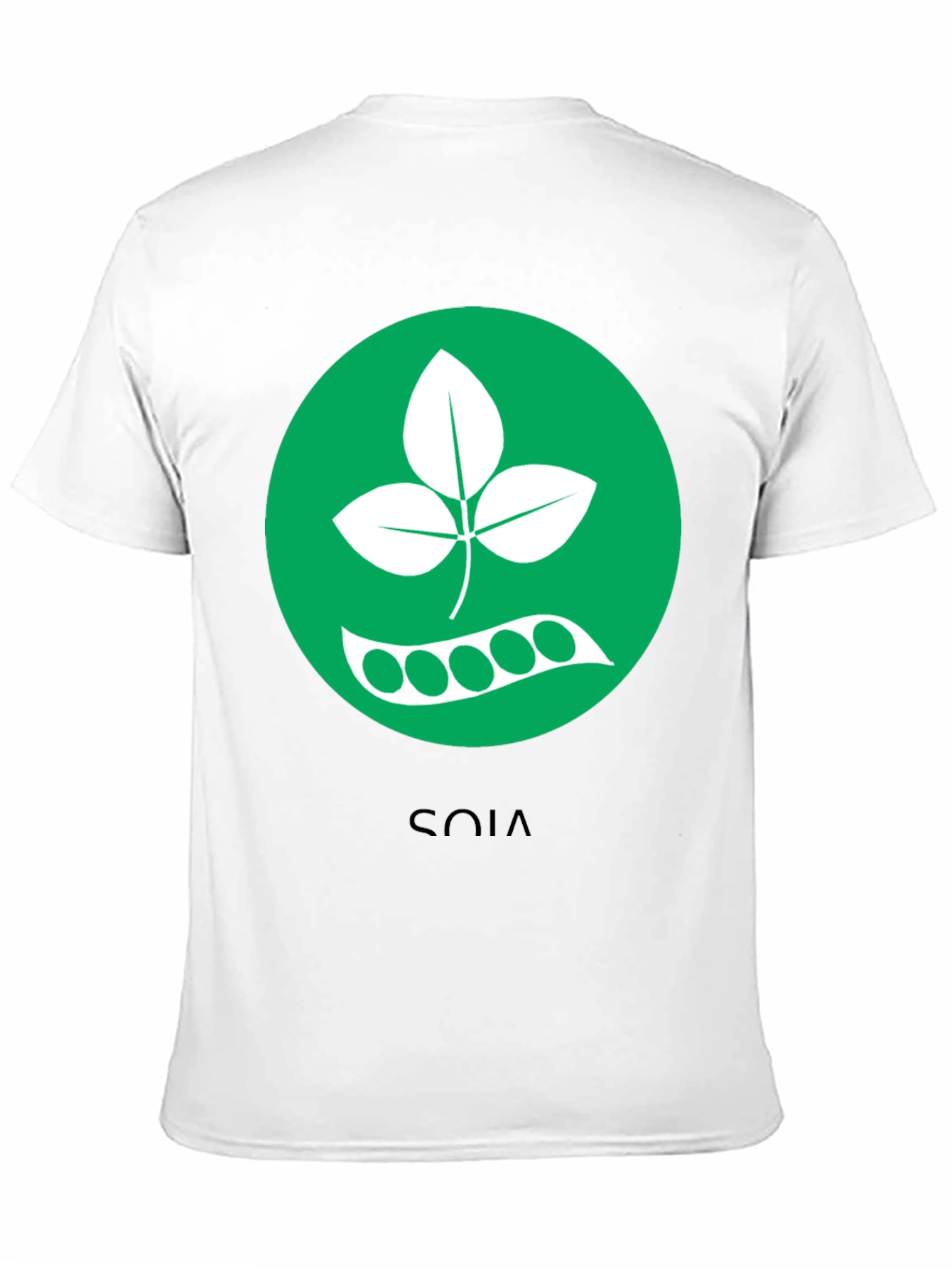 Soya T-Shirt: Green Circle Design