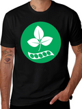 Soya T-Shirt: Green Circle Design