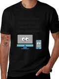 Funny Tech T-Shirt - Heard vs. Said