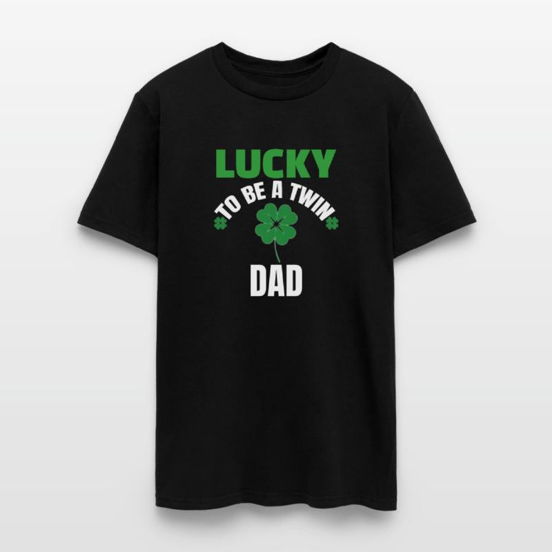 Lucky Twin Dad Design Lucky to be a Twin Dad