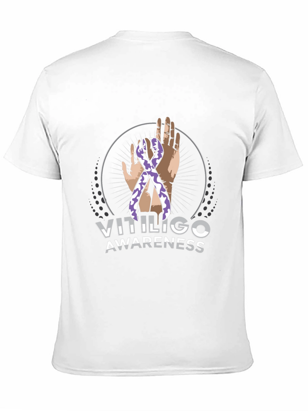 Vitiligo Awareness T-Shirt - Black