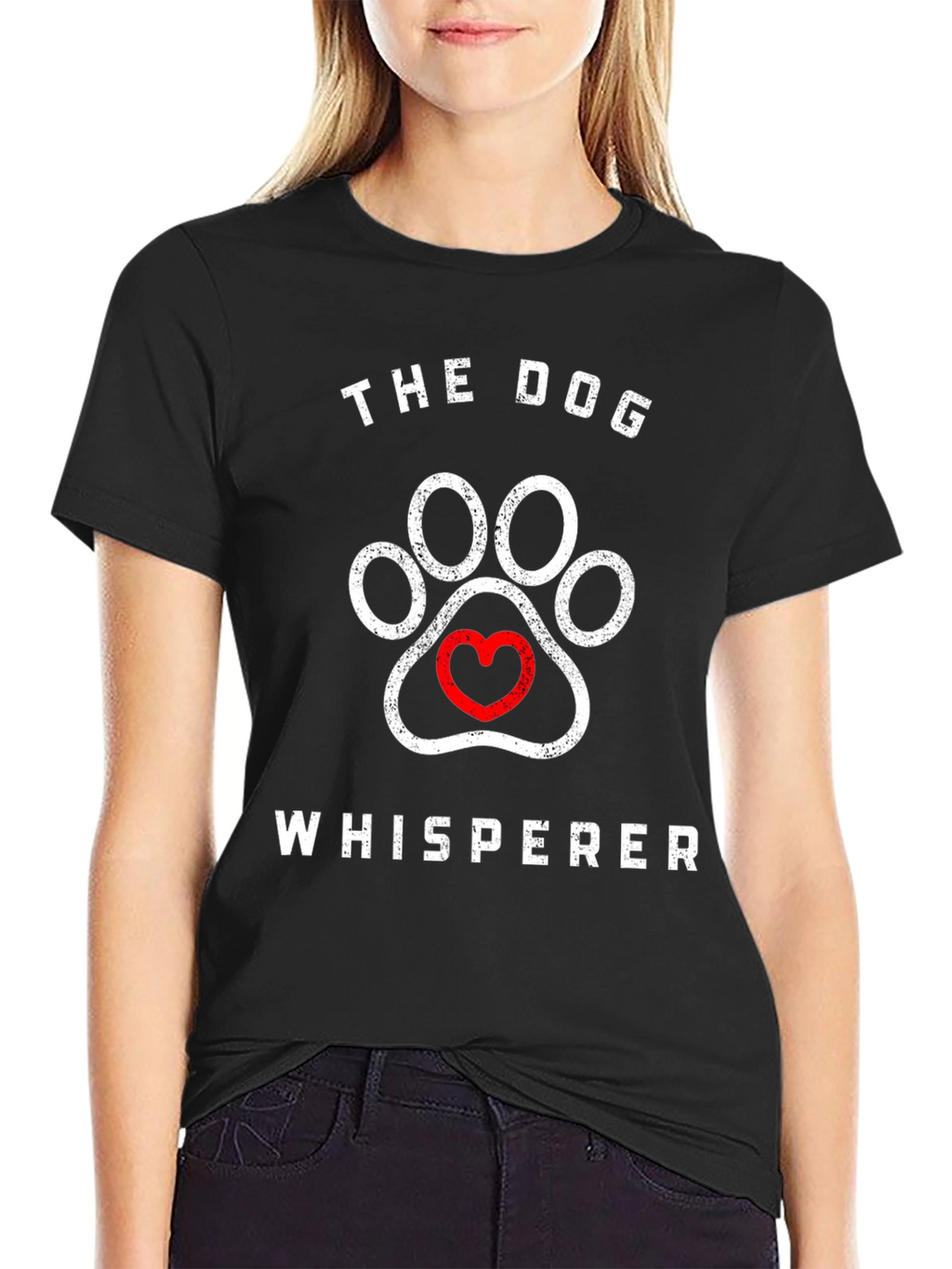 The Dog Whisperer Paw Print Graphic Tee