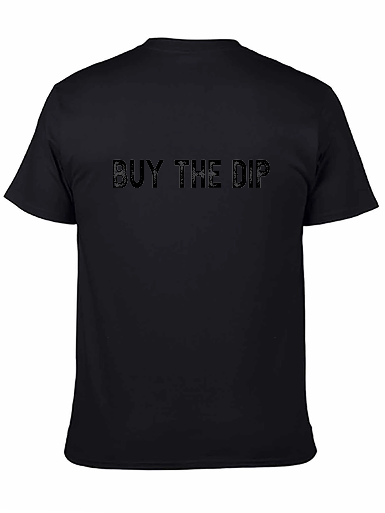 Buy The Dip Black Graphic Tee | Crypto Investor Shirt