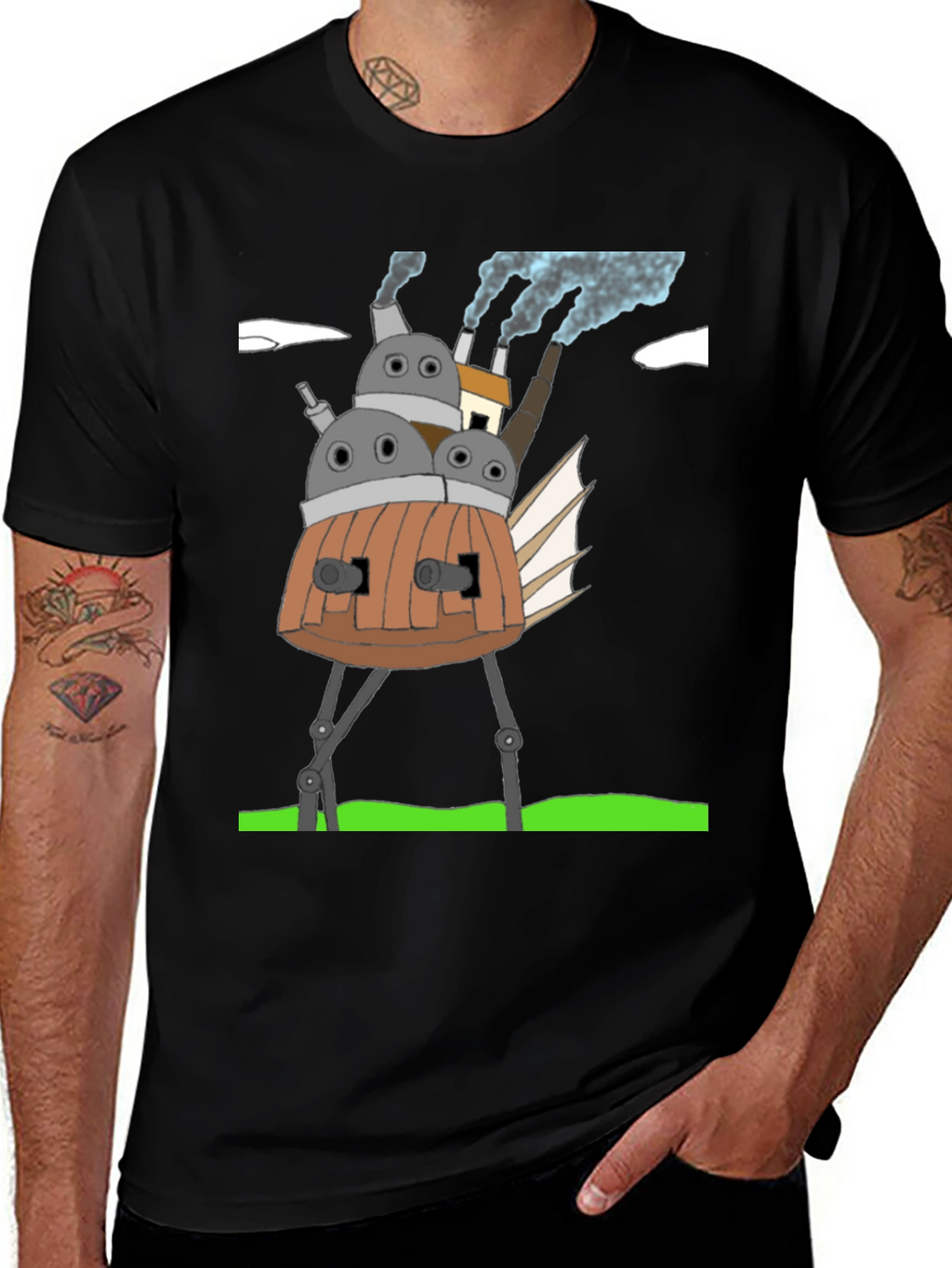 Howls Moving Castle Graphic T-Shirt