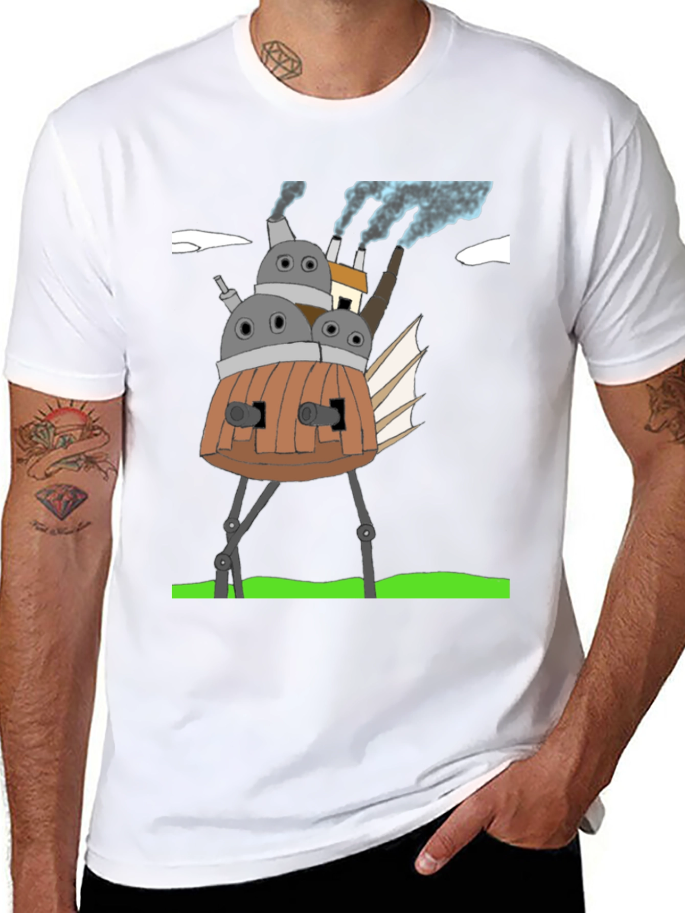 Howls Moving Castle Graphic T-Shirt