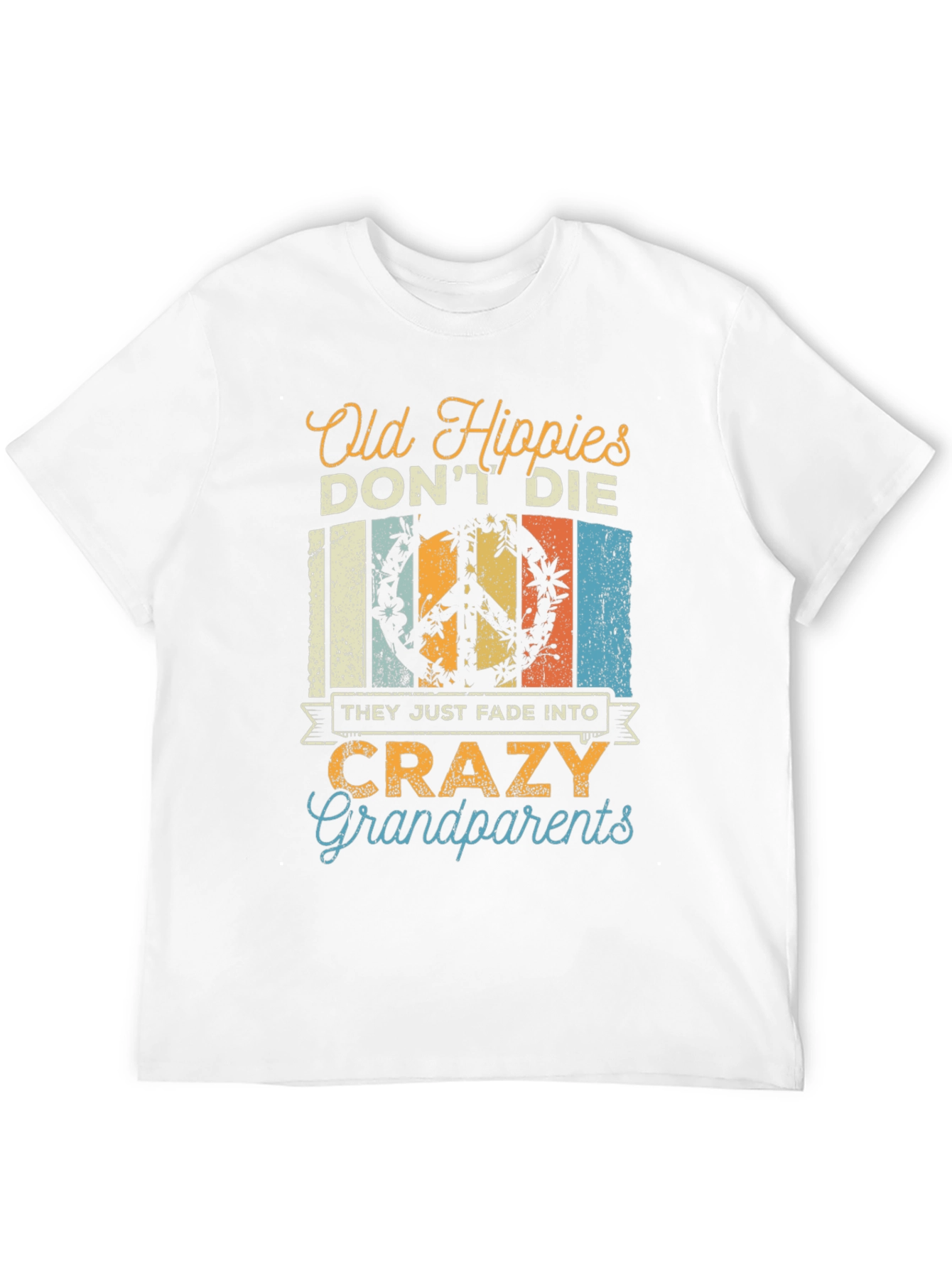 Old Hippies Crazy Grandparents T-Shirt