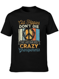 Old Hippies Crazy Grandparents T-Shirt