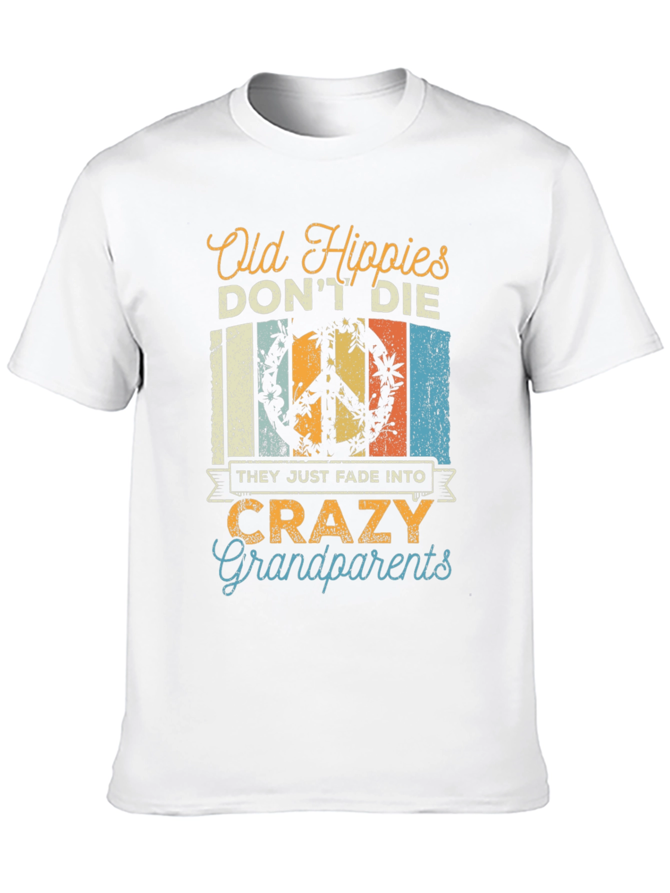 Old Hippies Crazy Grandparents T-Shirt