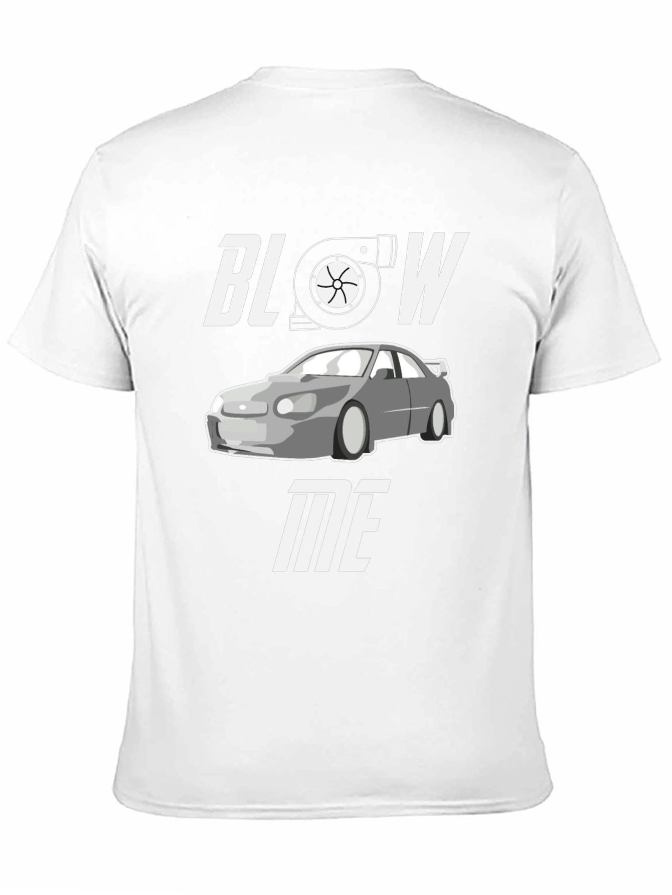 Blow Me Turbo Car Graphic Tee - Automotive Enthusiast Shirt