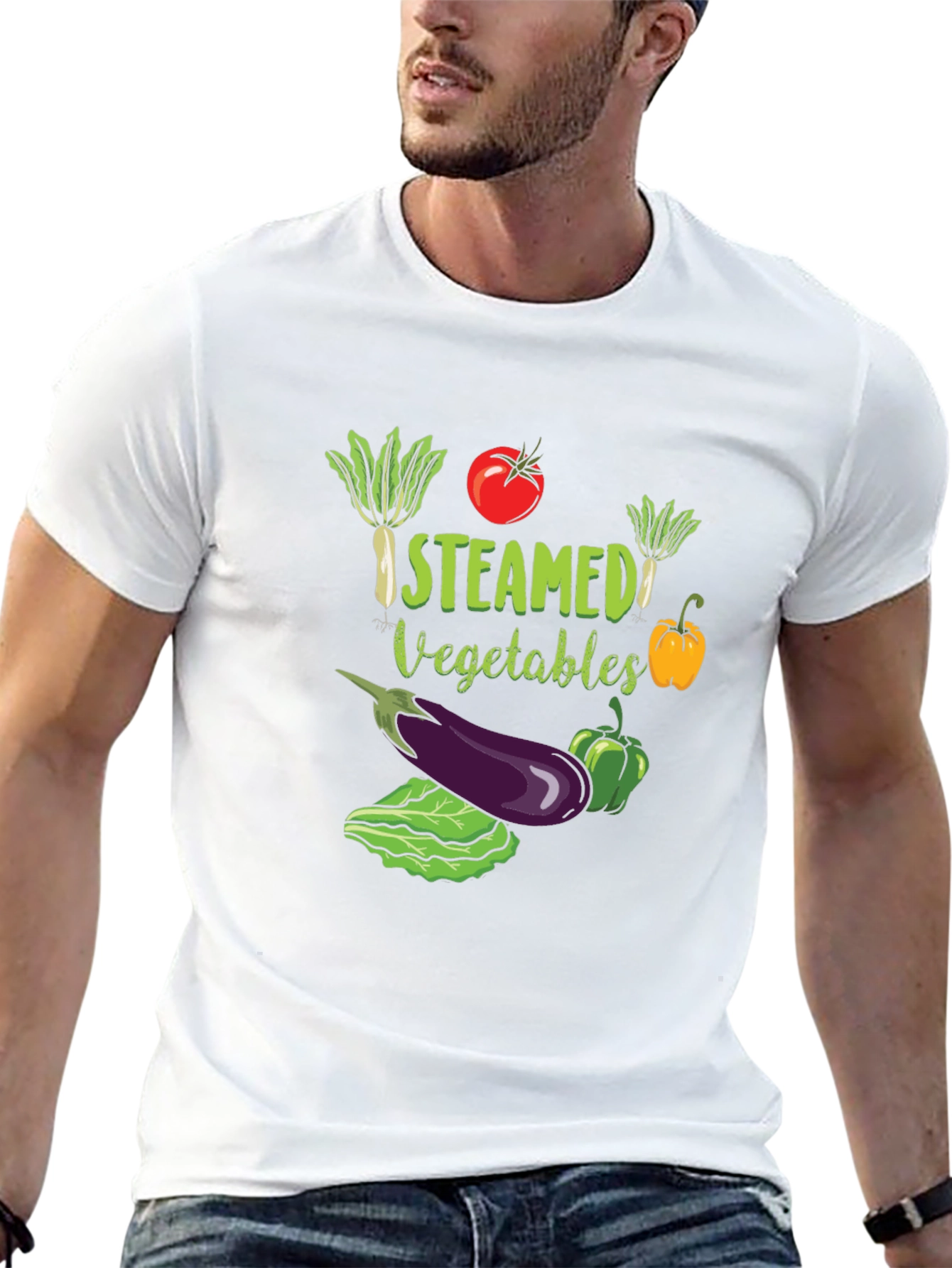 Steamed Vegetables Graphic T-Shirt