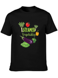 Steamed Vegetables Graphic T-Shirt