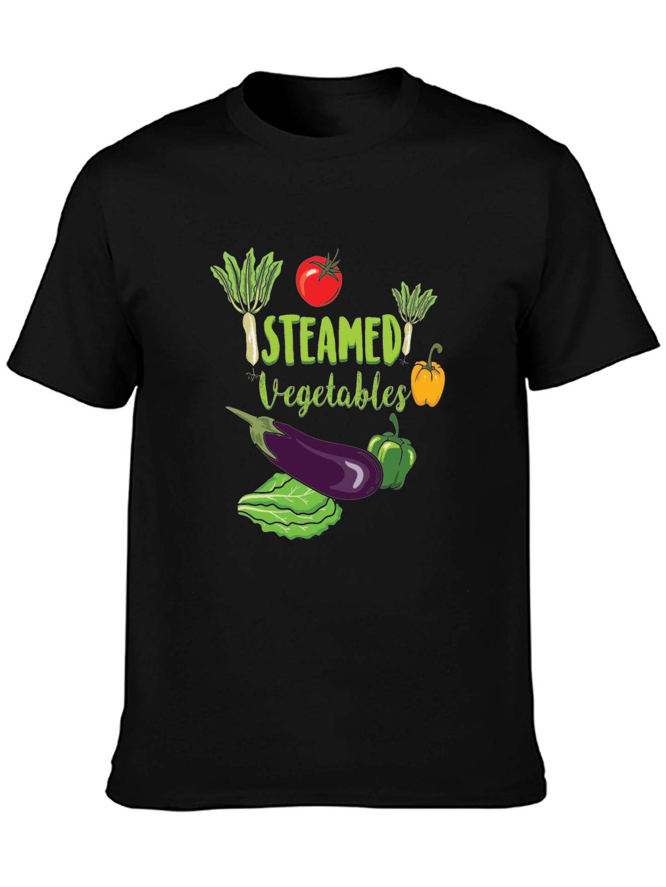 Steamed Vegetables Graphic T-Shirt