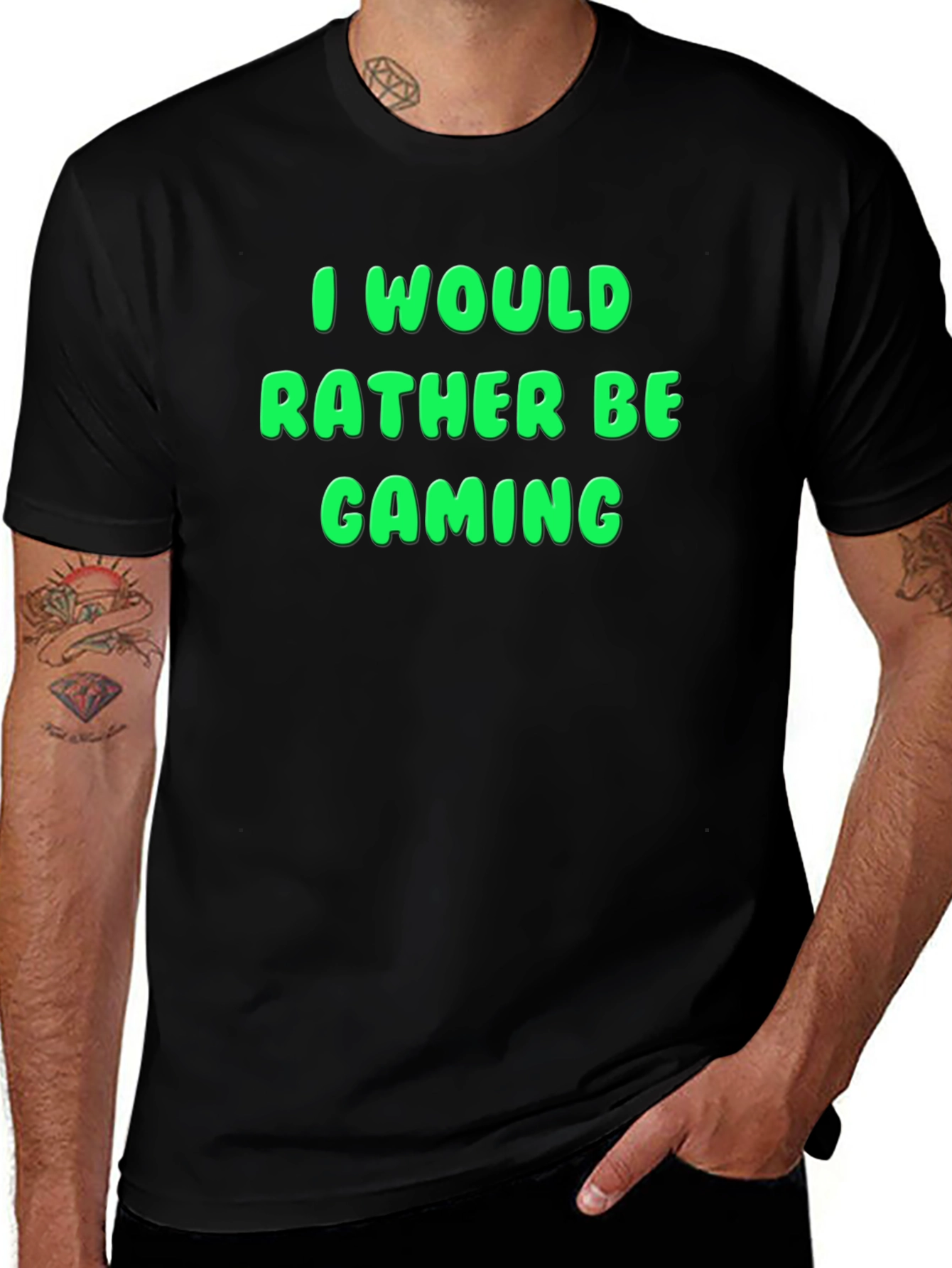 I Would Rather Be Gaming T-Shirt