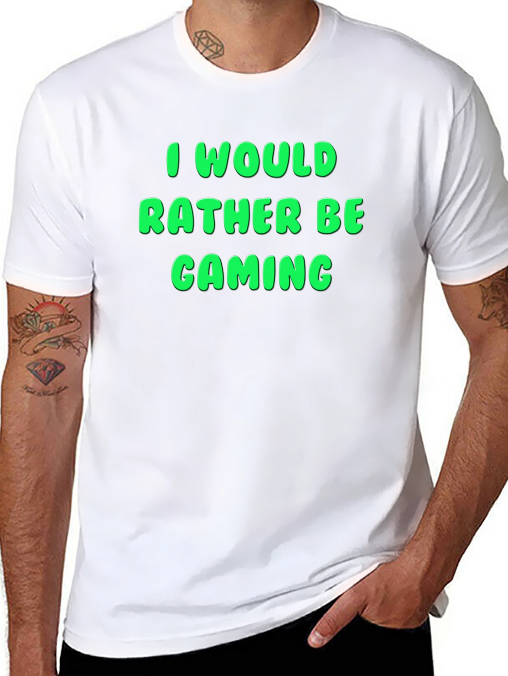 I Would Rather Be Gaming T-Shirt