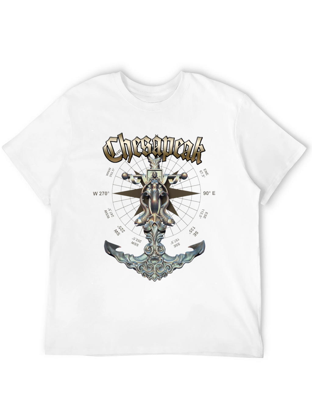 Chesapeake Compass & Anchor Graphic T-Shirt