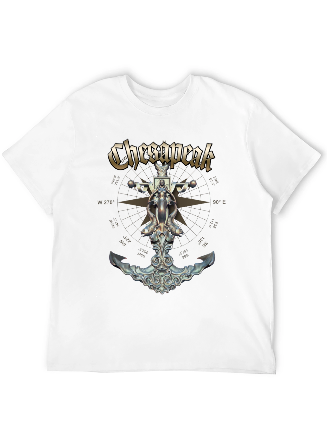 Chesapeake Compass & Anchor Graphic T-Shirt