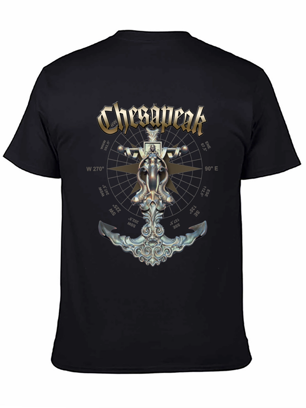 Chesapeake Compass & Anchor Graphic T-Shirt