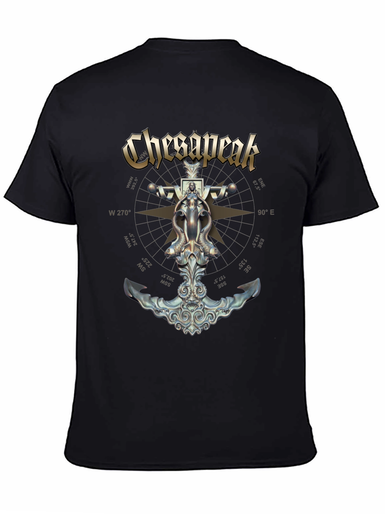 Chesapeake Compass & Anchor Graphic T-Shirt
