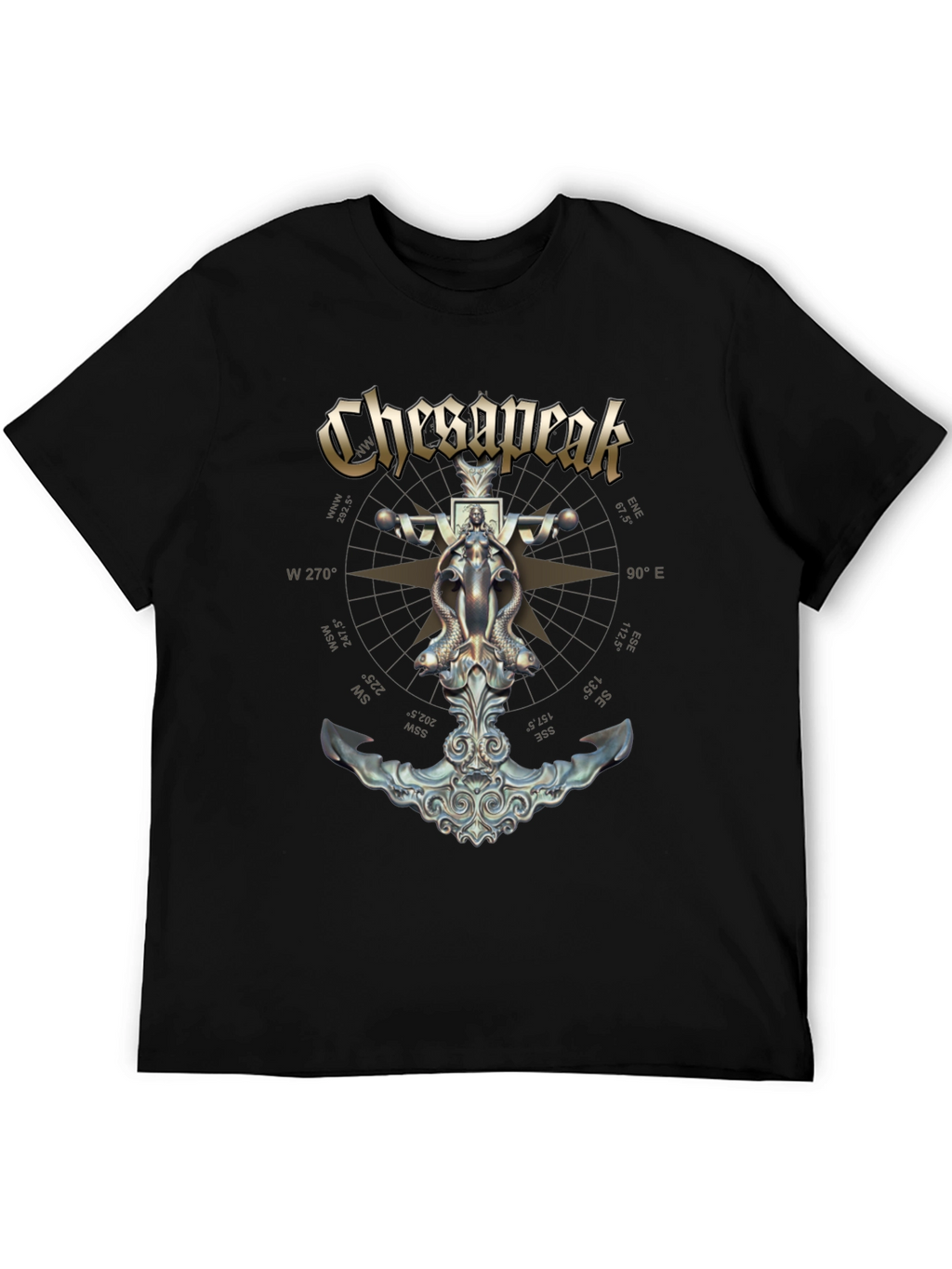 Chesapeake Compass & Anchor Graphic T-Shirt
