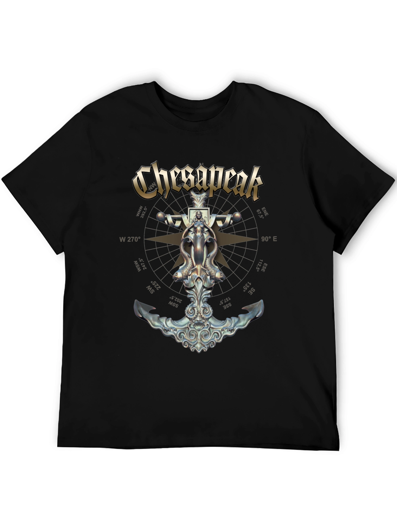 Chesapeake Compass & Anchor Graphic T-Shirt