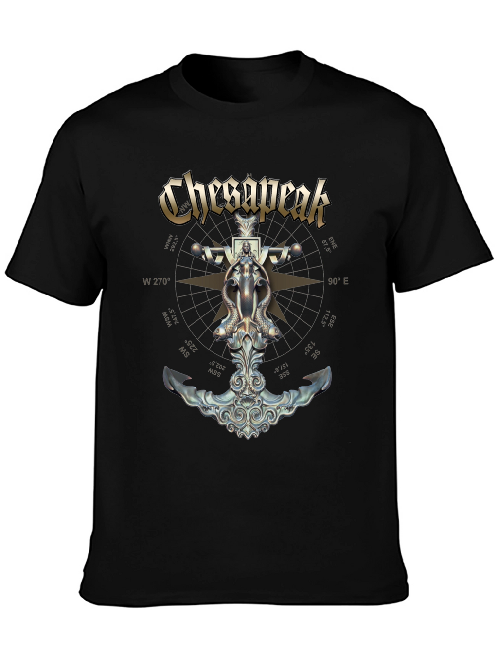 Chesapeake Compass & Anchor Graphic T-Shirt