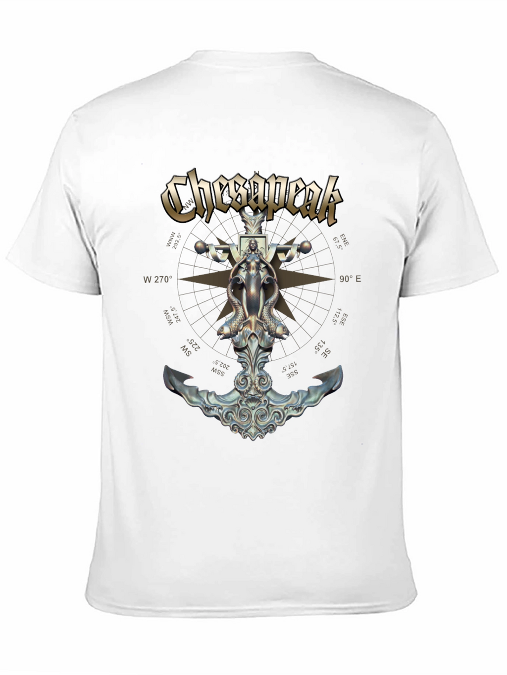 Chesapeake Compass & Anchor Graphic T-Shirt