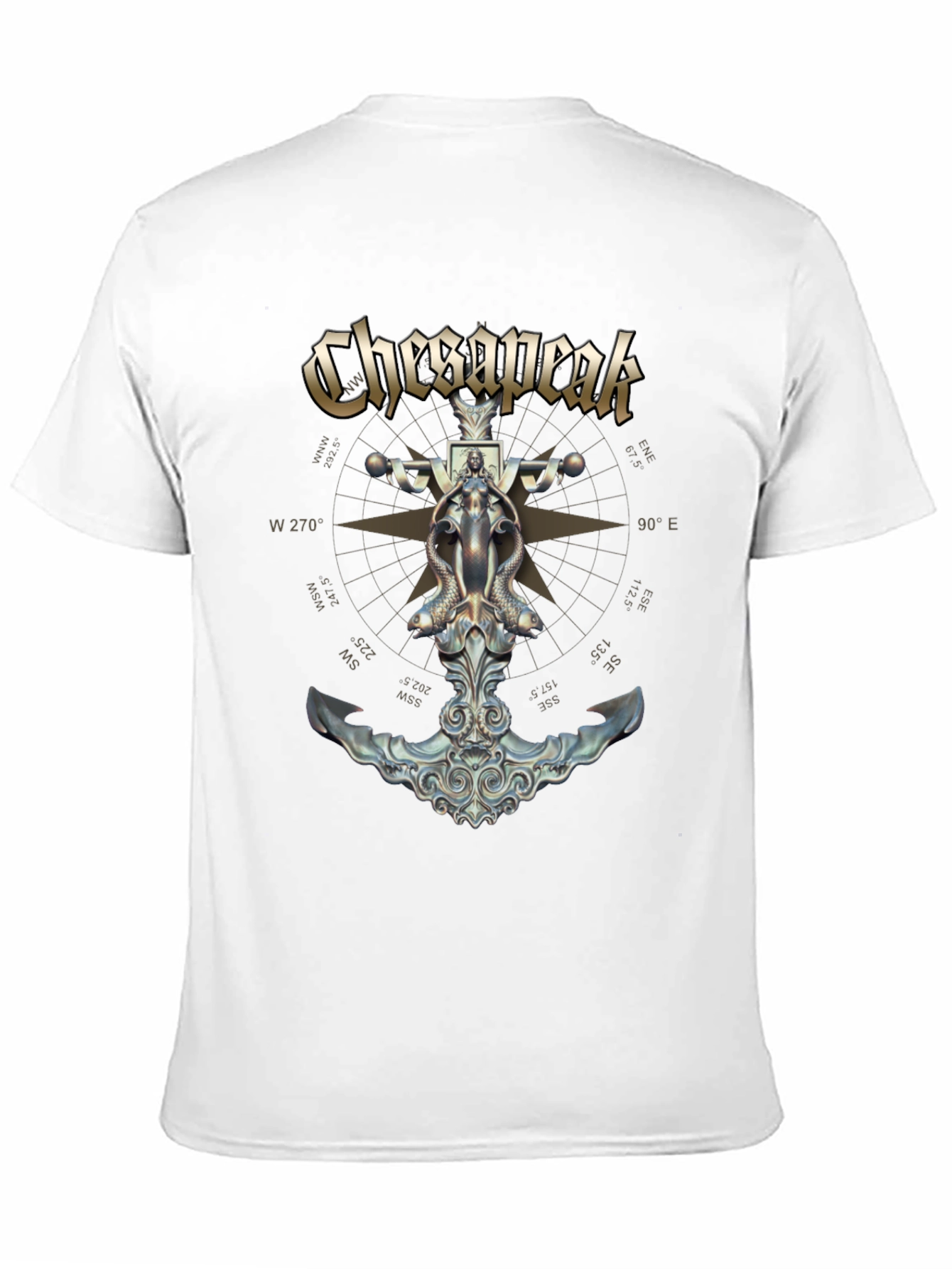 Chesapeake Compass & Anchor Graphic T-Shirt
