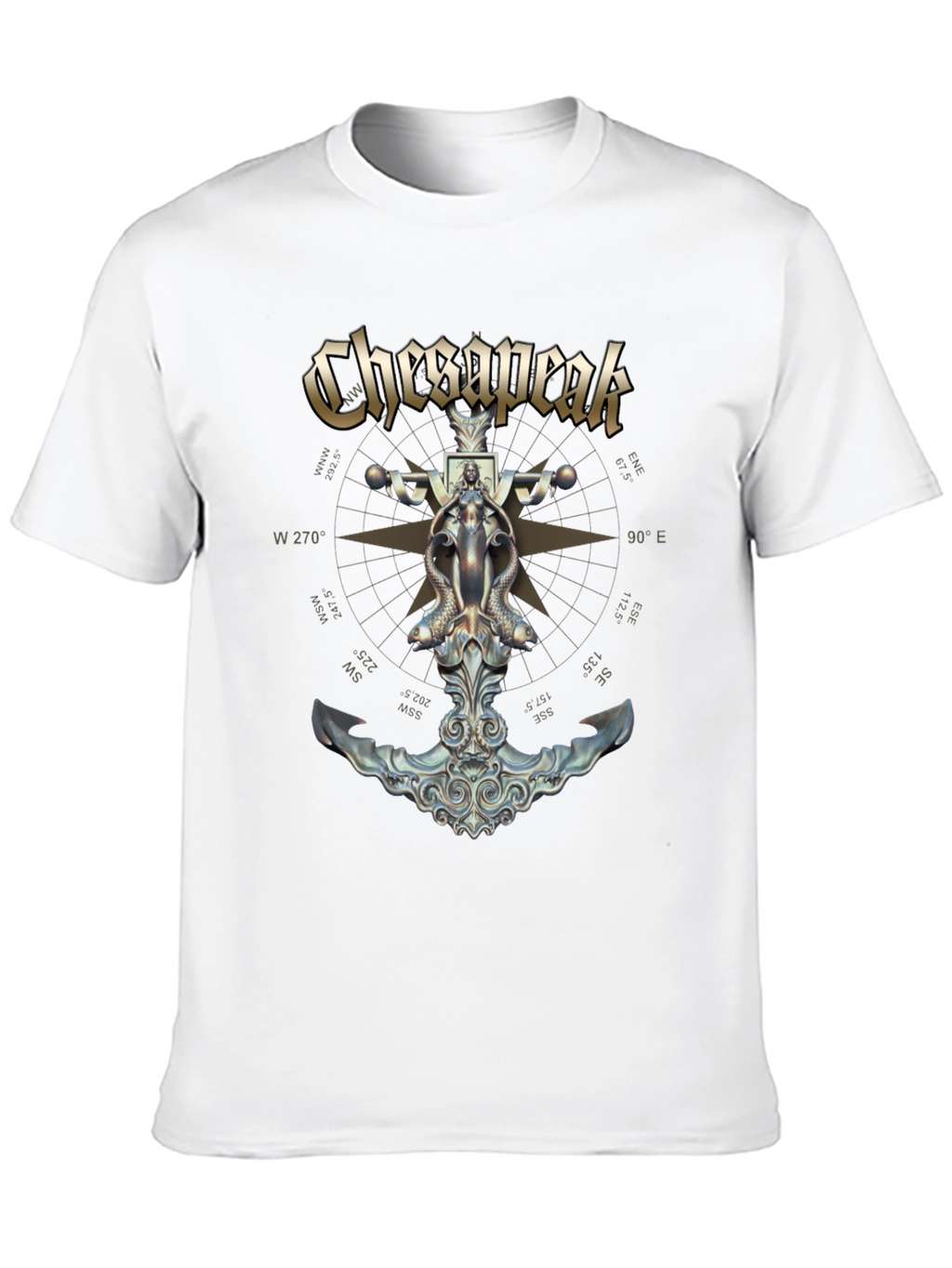 Chesapeake Compass & Anchor Graphic T-Shirt