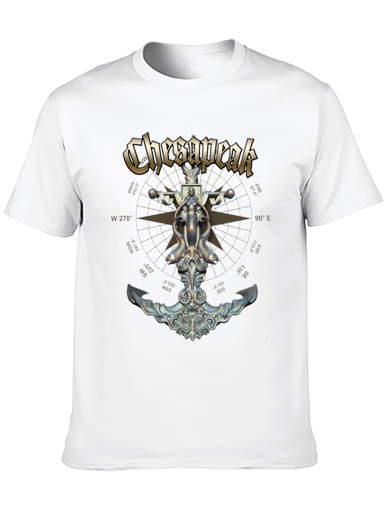 Chesapeake Compass & Anchor Graphic T-Shirt