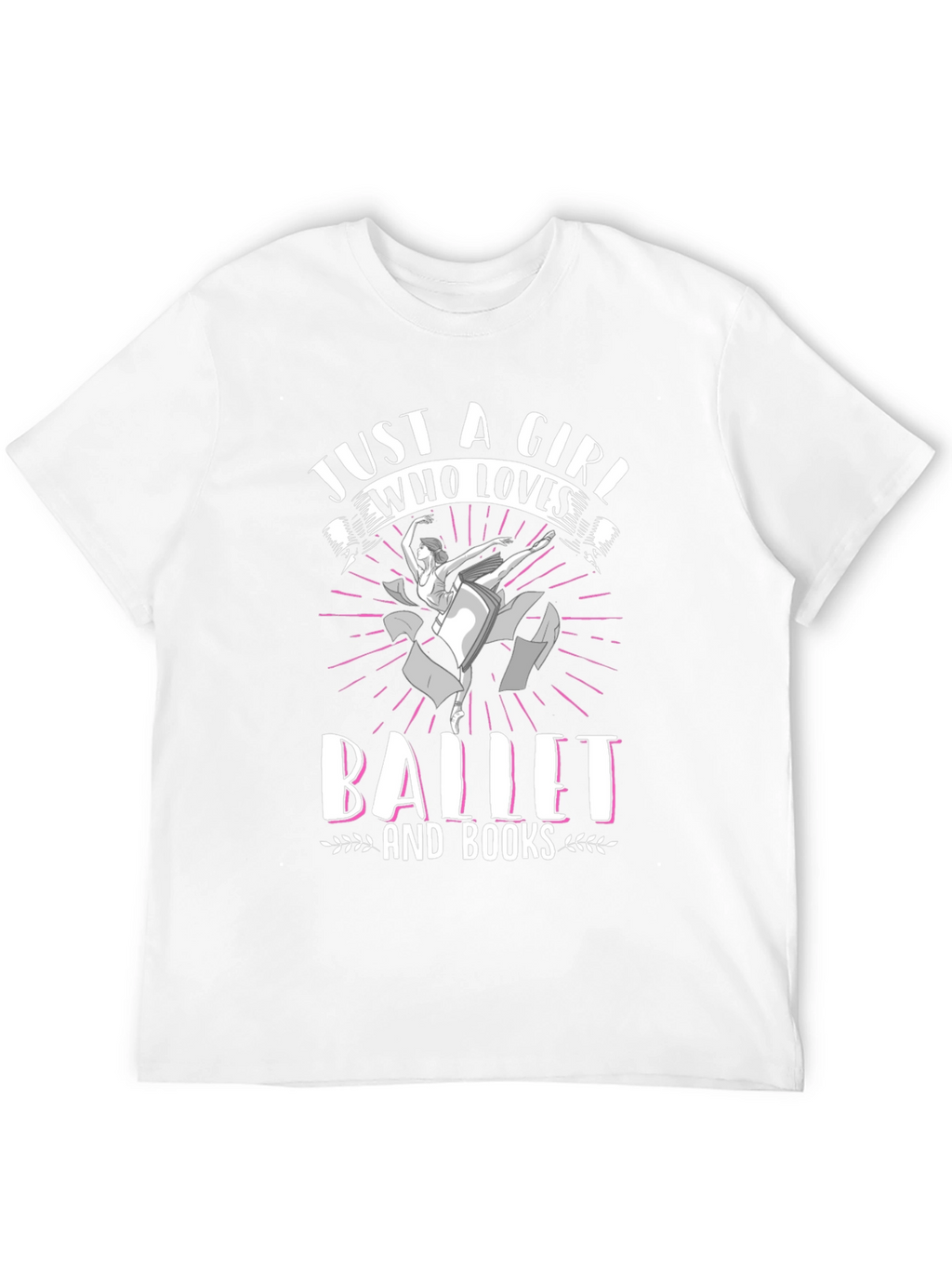 Ballet and Books Graphic Tee