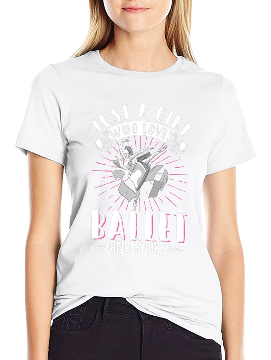 Ballet and Books Graphic Tee