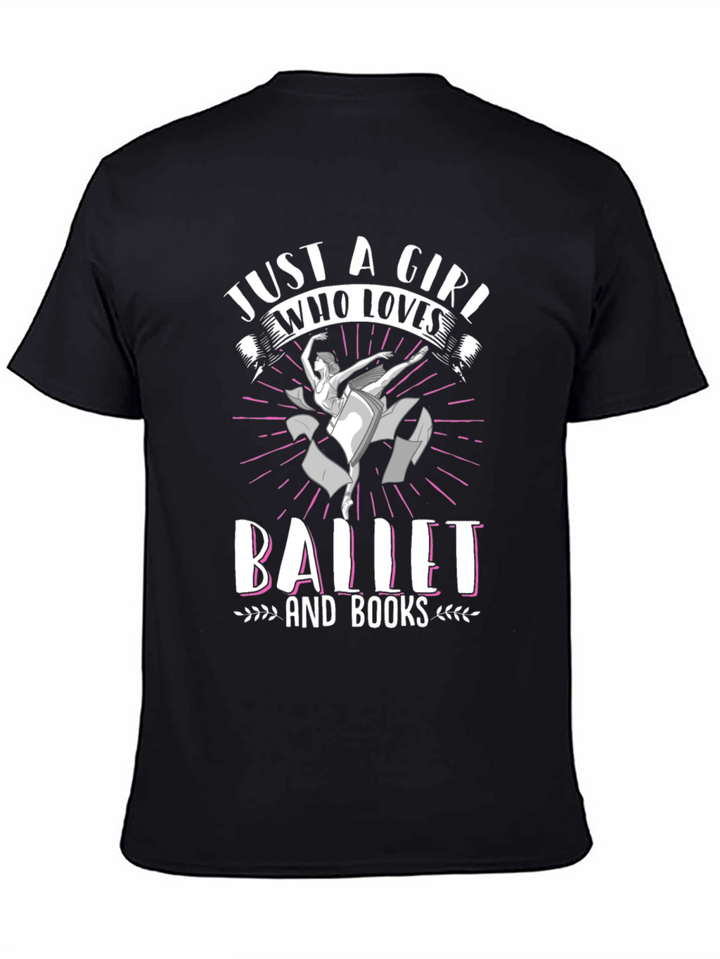 Ballet and Books Graphic Tee