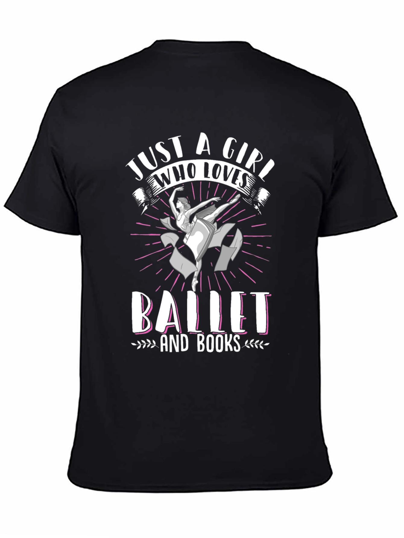 Ballet and Books Graphic Tee