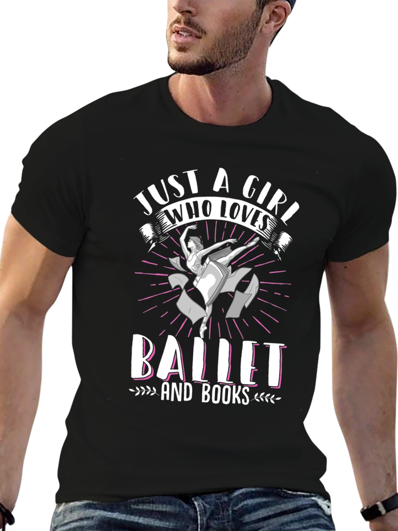Ballet and Books Graphic Tee